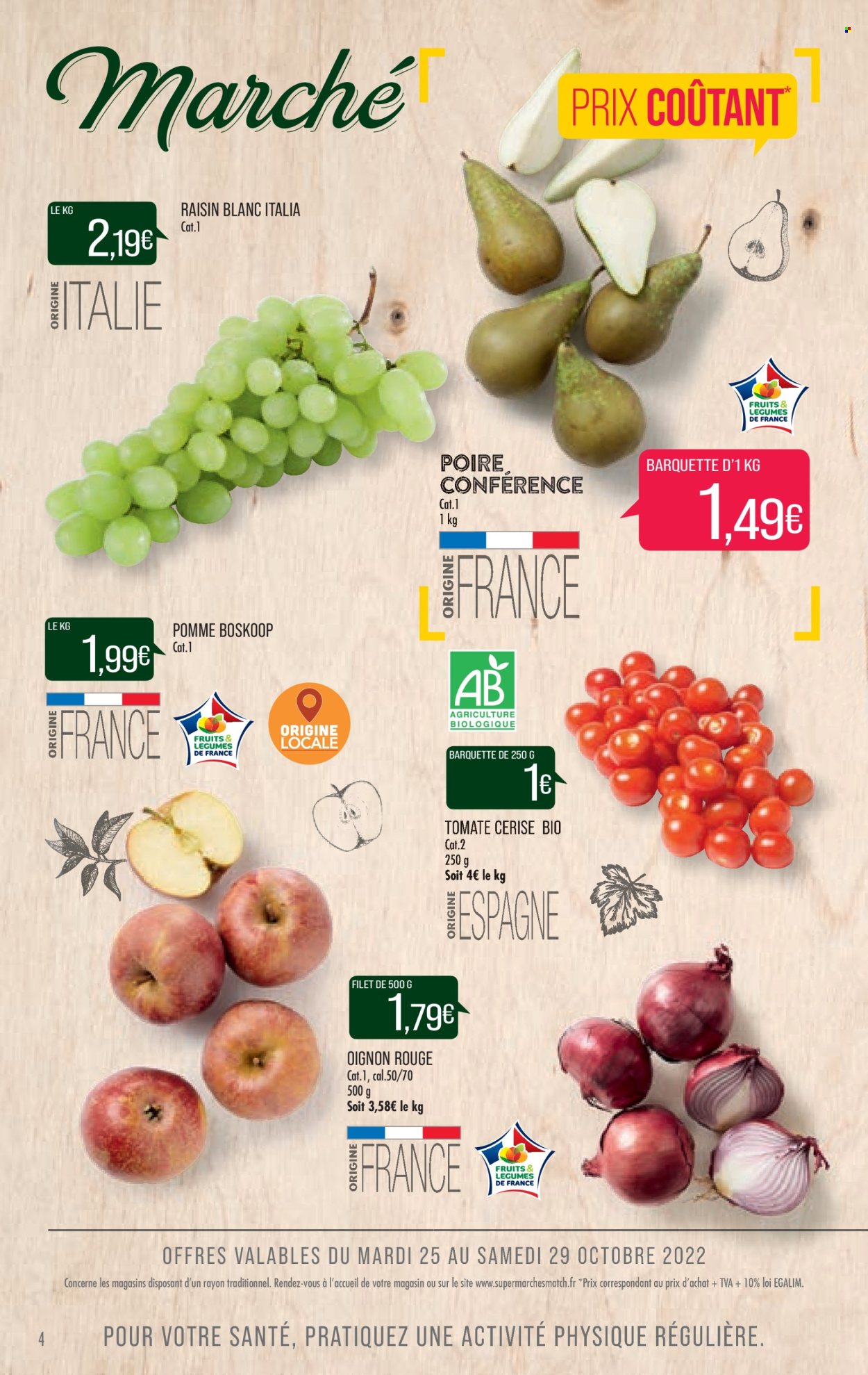 Catalogue Supermarché Match - 25/10/2022 - 06/11/2022. Page 4