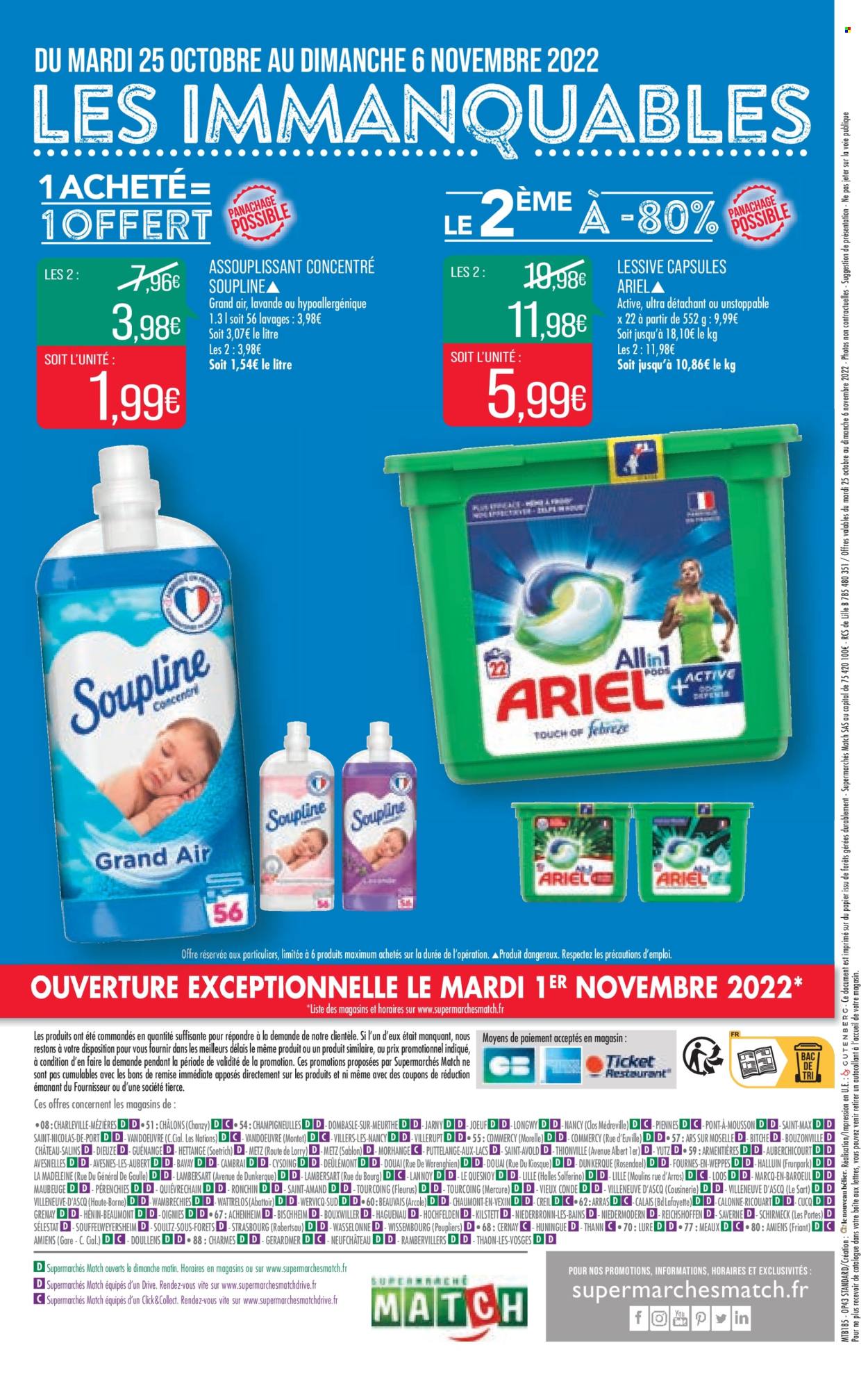 Catalogue Supermarché Match - 25/10/2022 - 06/11/2022. Page 36
