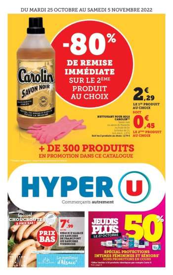 Catalogue HYPER U - 25/10/2022 - 05/11/2022.