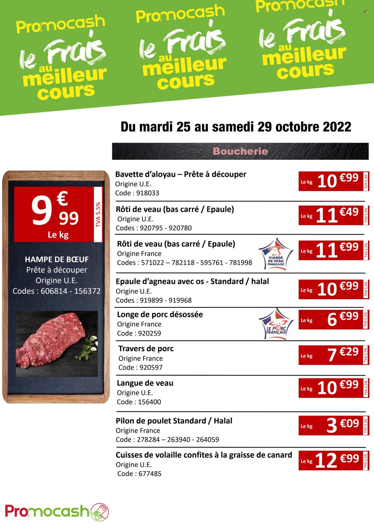 Catalogue Promocash - 25/10/2022 - 29/10/2022. Page 1