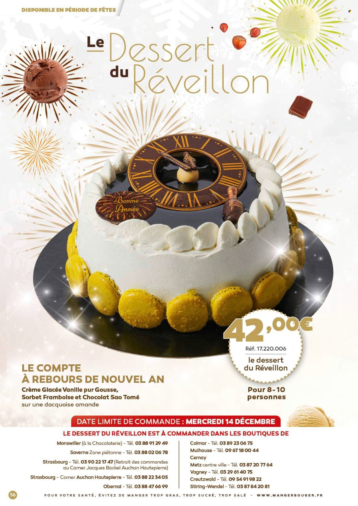 thumbnail - Catalogue Jacques Bockel - Produits soldés - dessert. Page 56.