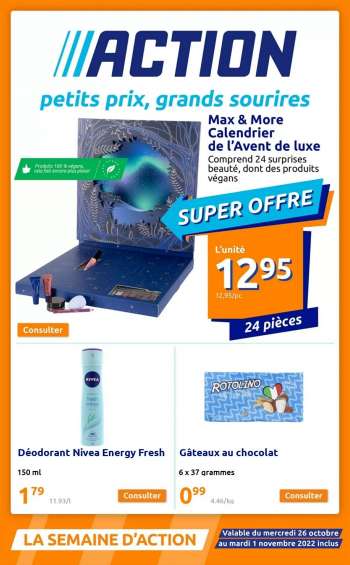 Catalogue Action - 26/10/2022 - 01/11/2022.