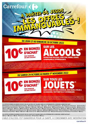 Catalogue Carrefour Hypermarchés - 27/10/2022 - 01/11/2022.