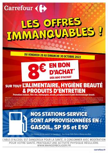 Catalogue Carrefour Hypermarchés - 28/10/2022 - 30/10/2022.
