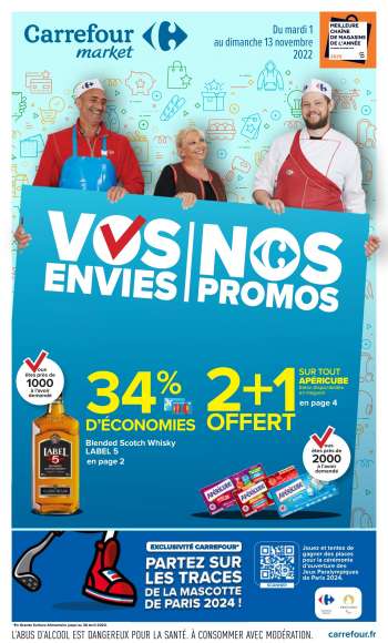 Catalogue Carrefour Market - 01/11/2022 - 13/11/2022.