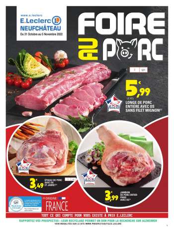 Catalogue E.Leclerc - 31/10/2022 - 05/11/2022.