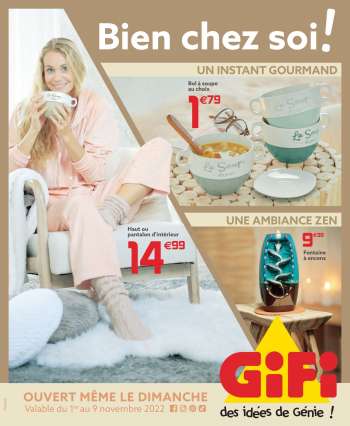 Catalogue GiFi - 01/11/2022 - 09/11/2022.