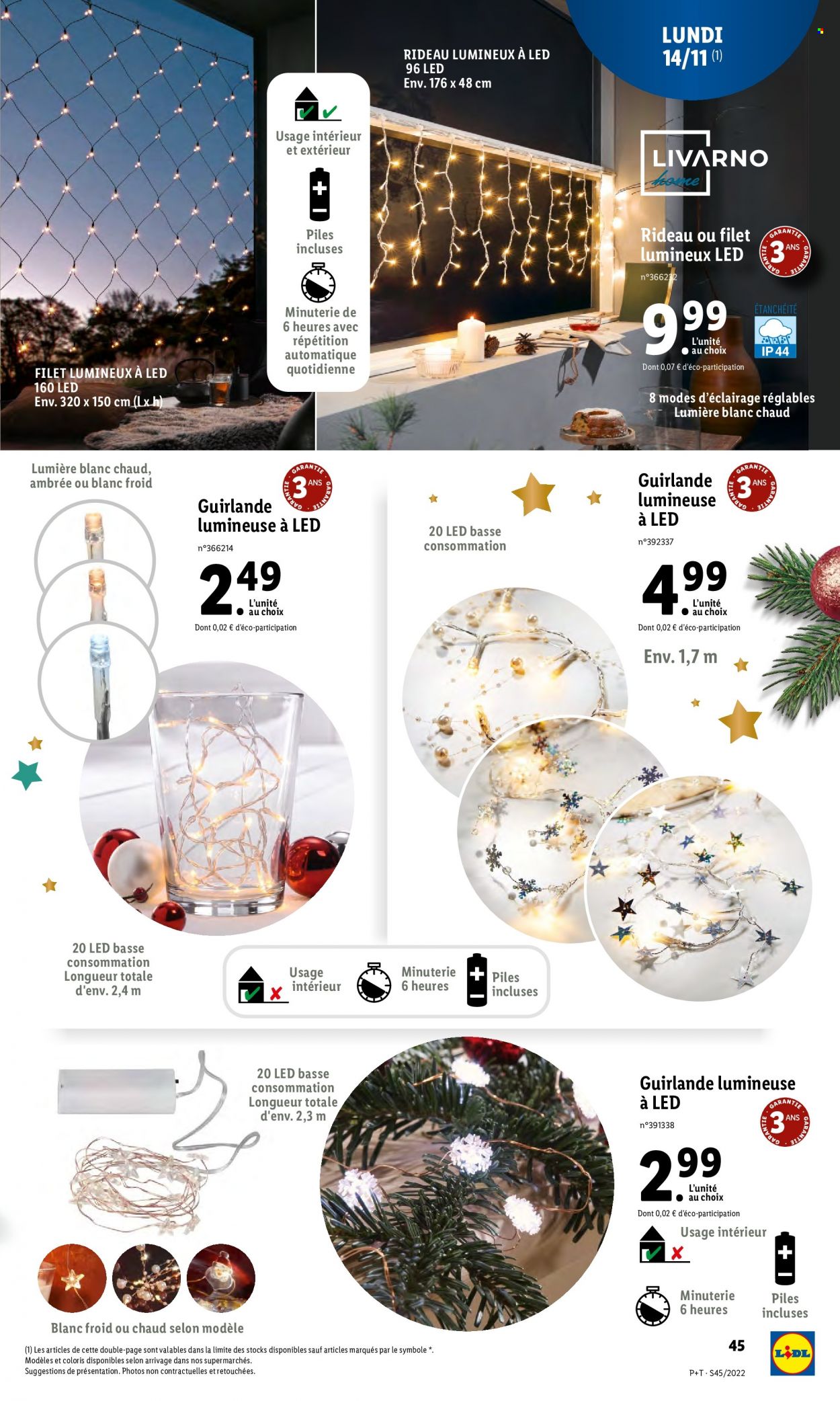 Catalogue Lidl - 09/11/2022 - 15/11/2022. Page 45