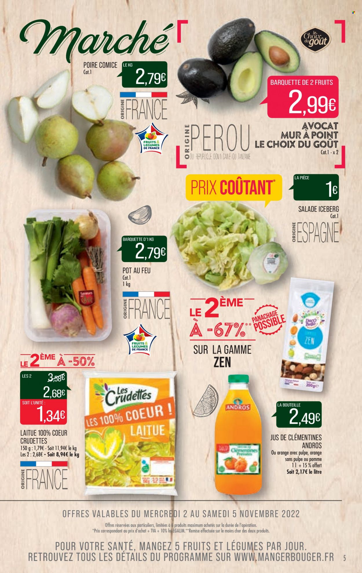 Catalogue Supermarché Match - 02/11/2022 - 06/11/2022. Page 5