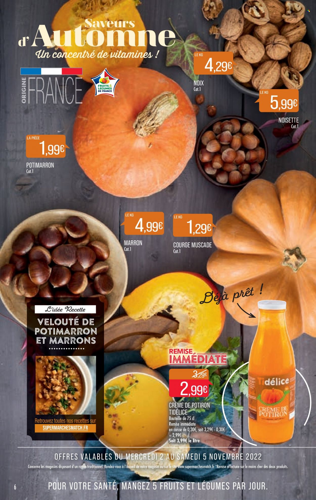 Catalogue Supermarché Match - 02/11/2022 - 06/11/2022. Page 6