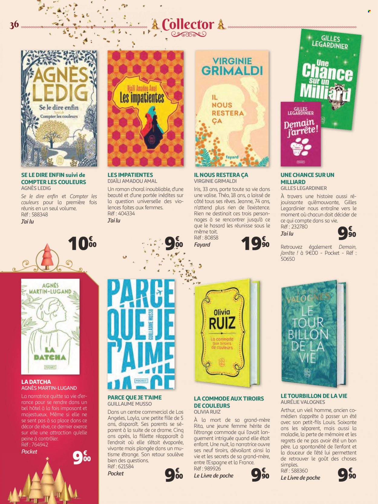 thumbnail - Catalogue Auchan - 07/11/2022 - 24/12/2022 - Produits soldés - LU, livre, commode. Page 36.