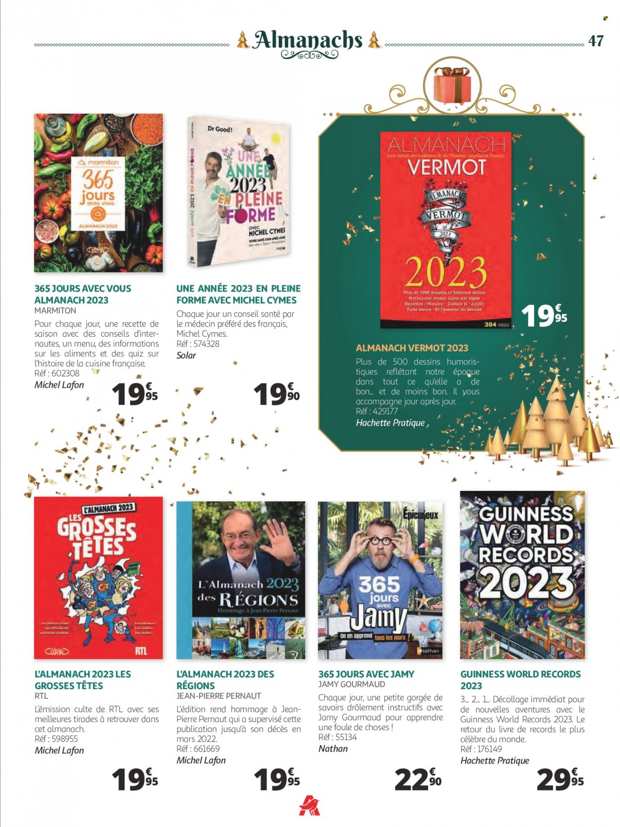 thumbnail - Catalogue Auchan - 07/11/2022 - 24/12/2022 - Produits soldés - livre. Page 47.