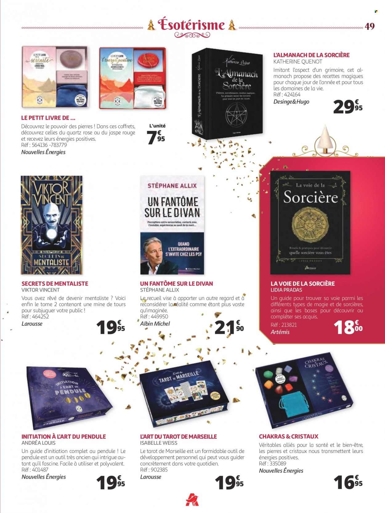 thumbnail - Catalogue Auchan - 07/11/2022 - 24/12/2022 - Produits soldés - livre, caméra, divan. Page 49.