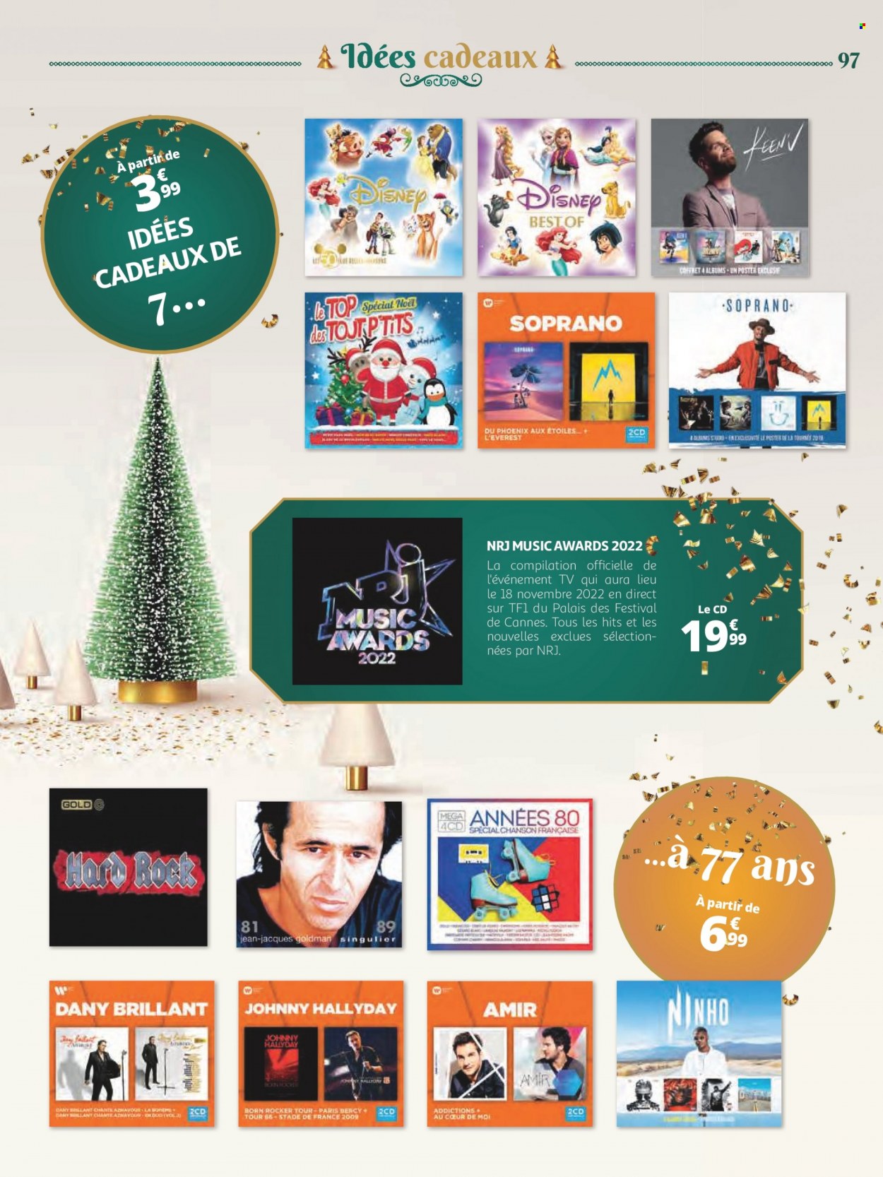 thumbnail - Catalogue Auchan - 07/11/2022 - 24/12/2022 - Produits soldés - Disney, coffret, téléviseur, jeans. Page 97.