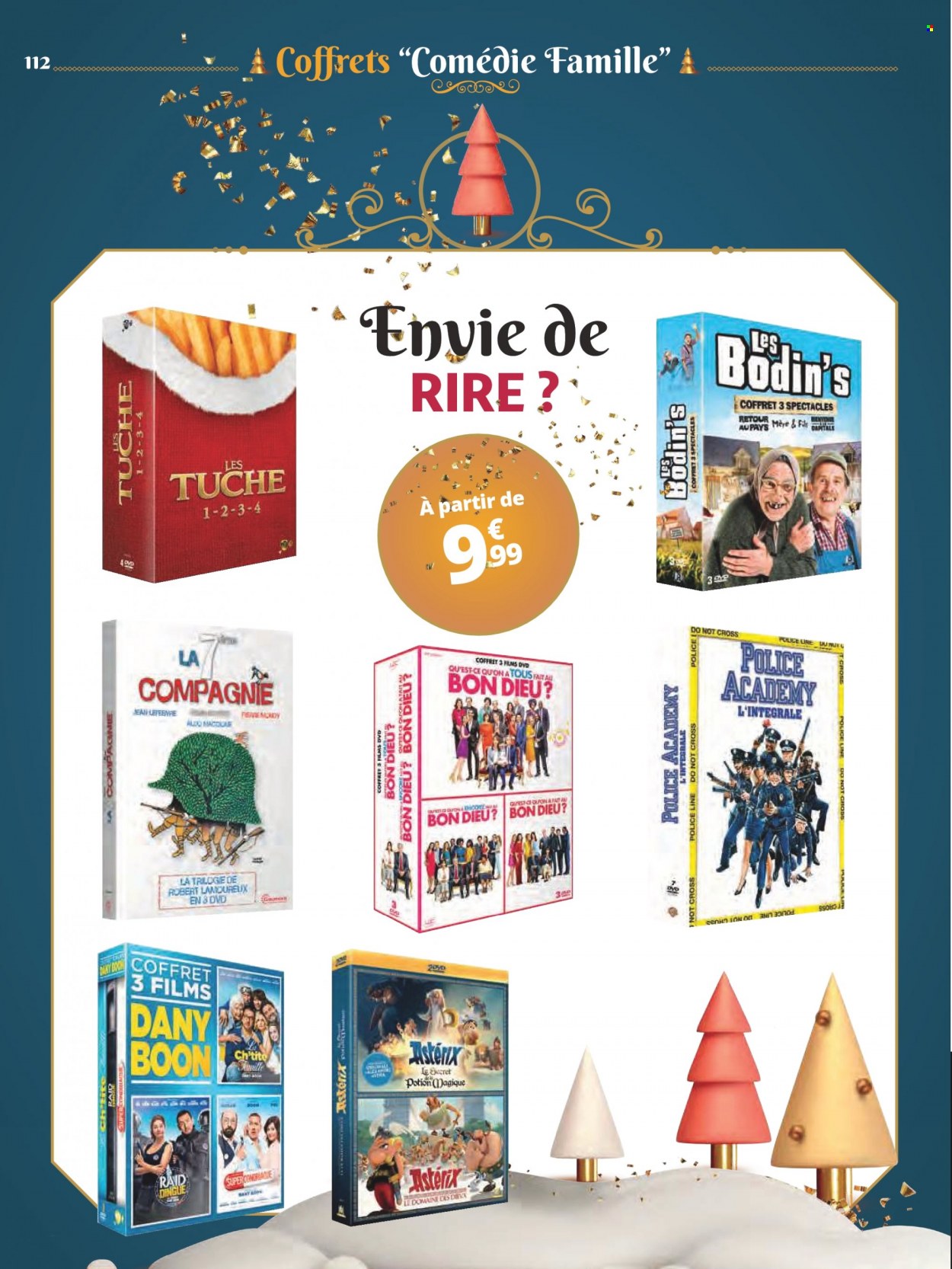 thumbnail - Catalogue Auchan - 07/11/2022 - 24/12/2022 - Produits soldés - coffret, DVD, téléviseur. Page 112.