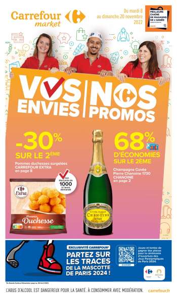 Catalogue Carrefour Market - 08/11/2022 - 20/11/2022.