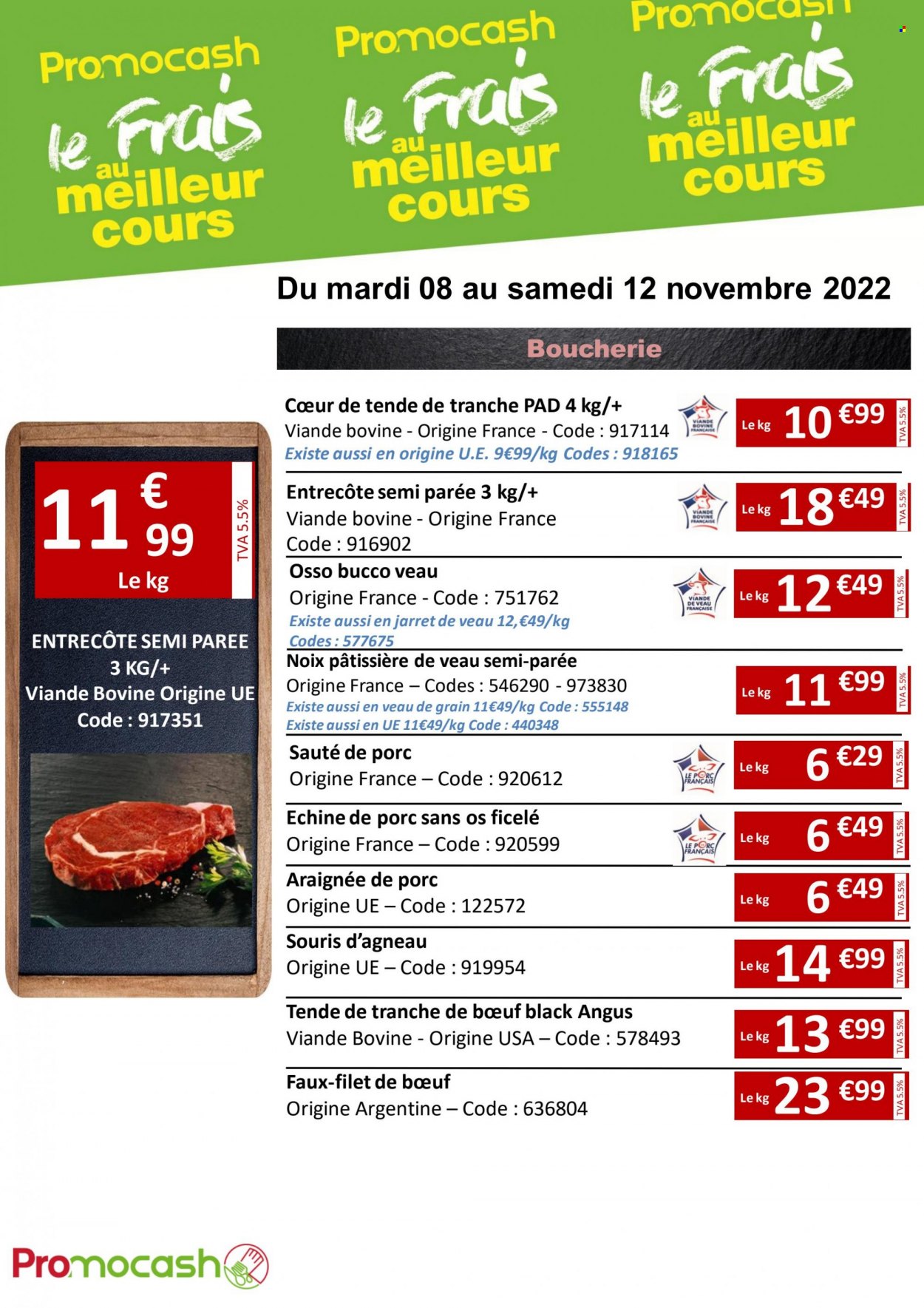 Catalogue Promocash - 08/11/2022 - 12/11/2022. Page 1