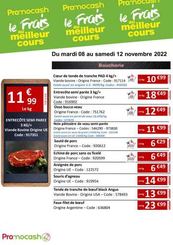Catalogue Promocash - 08/11/2022 - 12/11/2022.