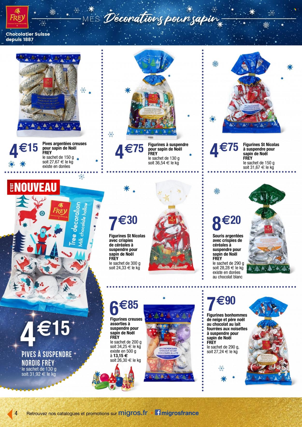 thumbnail - Catalogue Migros France - 14/11/2022 - 18/12/2022 - Produits soldés - figurine, père noël, souris. Page 4.