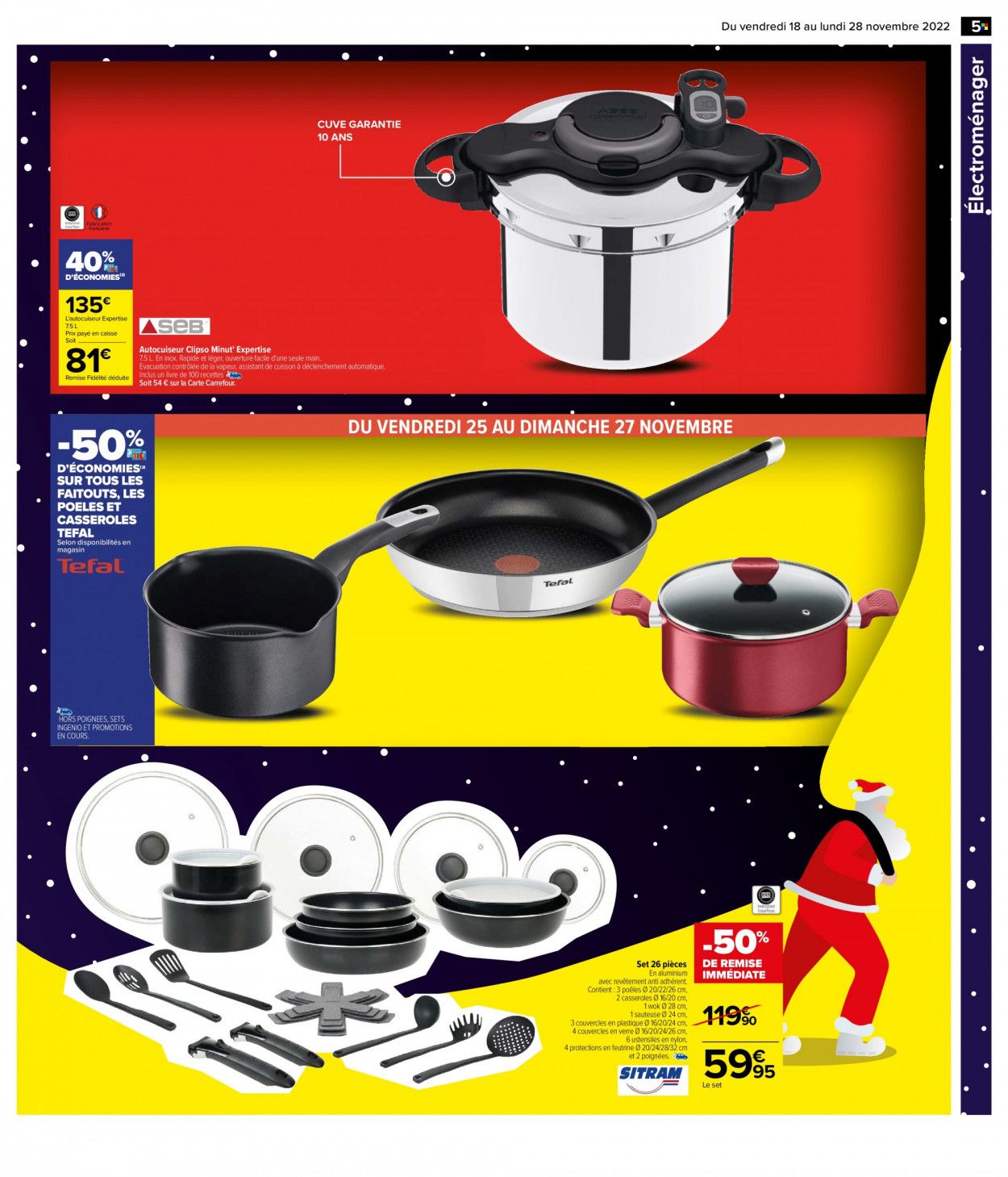 Catalogue Carrefour Hypermarchés - 18/11/2022 - 28/11/2022. Page 5