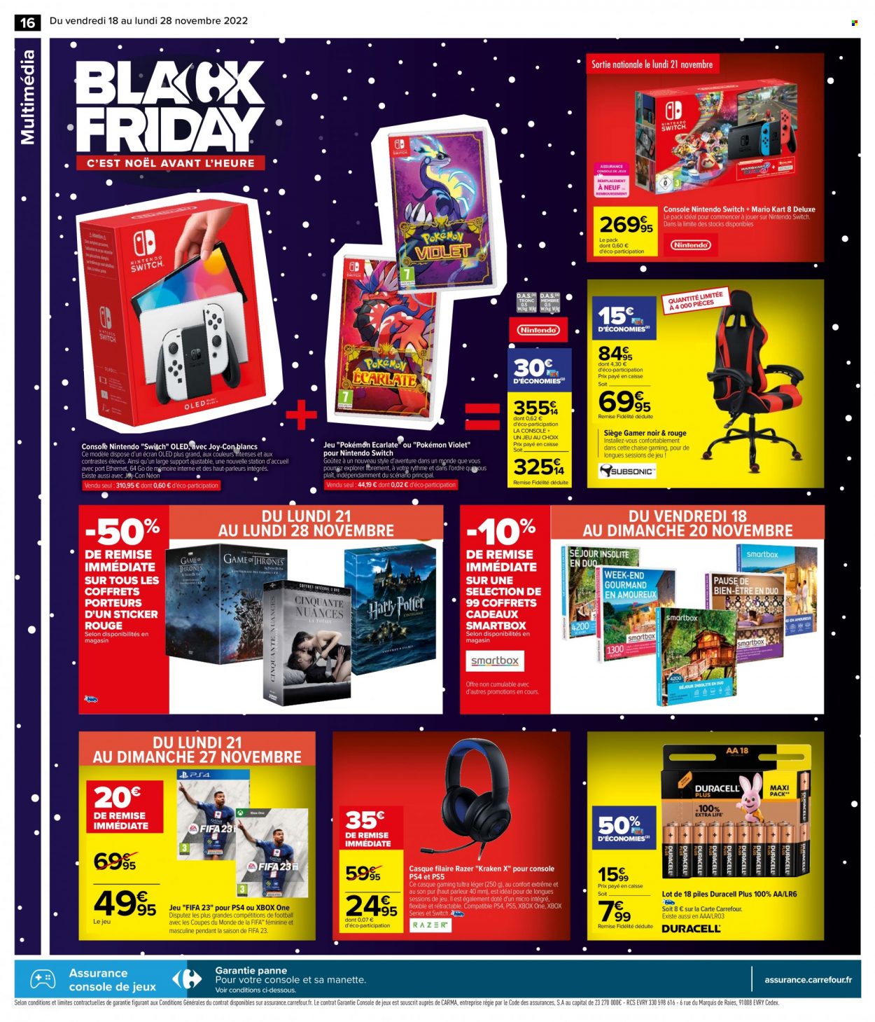 Catalogue Carrefour Hypermarchés - 18/11/2022 - 28/11/2022. Page 16