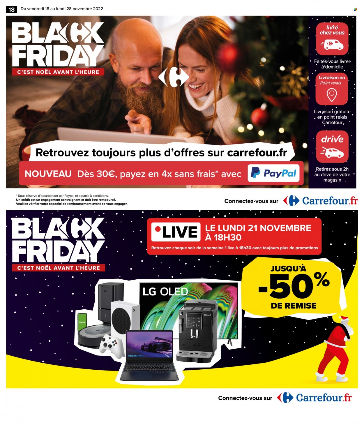 Catalogue Carrefour Hypermarchés - 18/11/2022 - 28/11/2022. Page 18