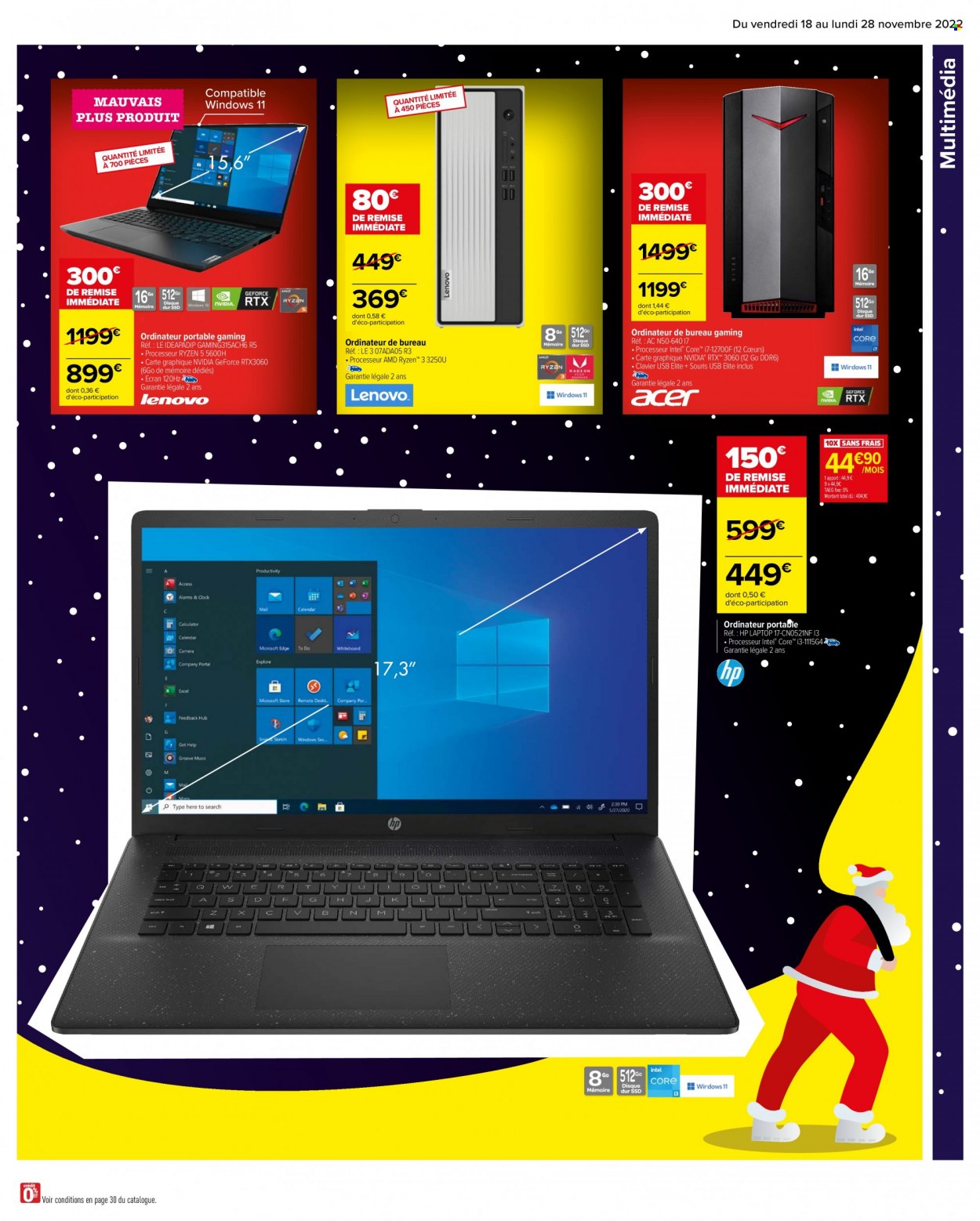 Catalogue Carrefour Hypermarchés - 18/11/2022 - 28/11/2022. Page 30