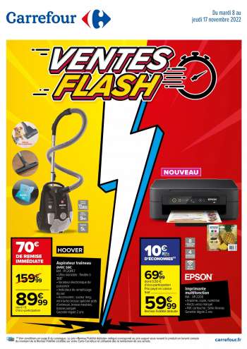 Catalogue Carrefour Hypermarchés - 08/11/2022 - 17/11/2022.