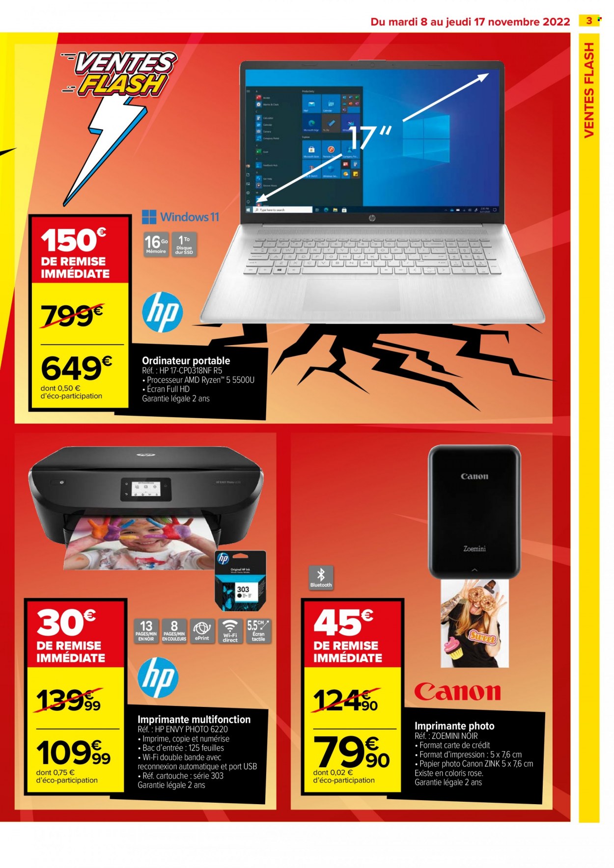 Catalogue Carrefour Hypermarchés - 08/11/2022 - 17/11/2022. Page 3