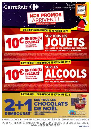 Catalogue Carrefour Hypermarchés - 10/11/2022 - 13/11/2022.
