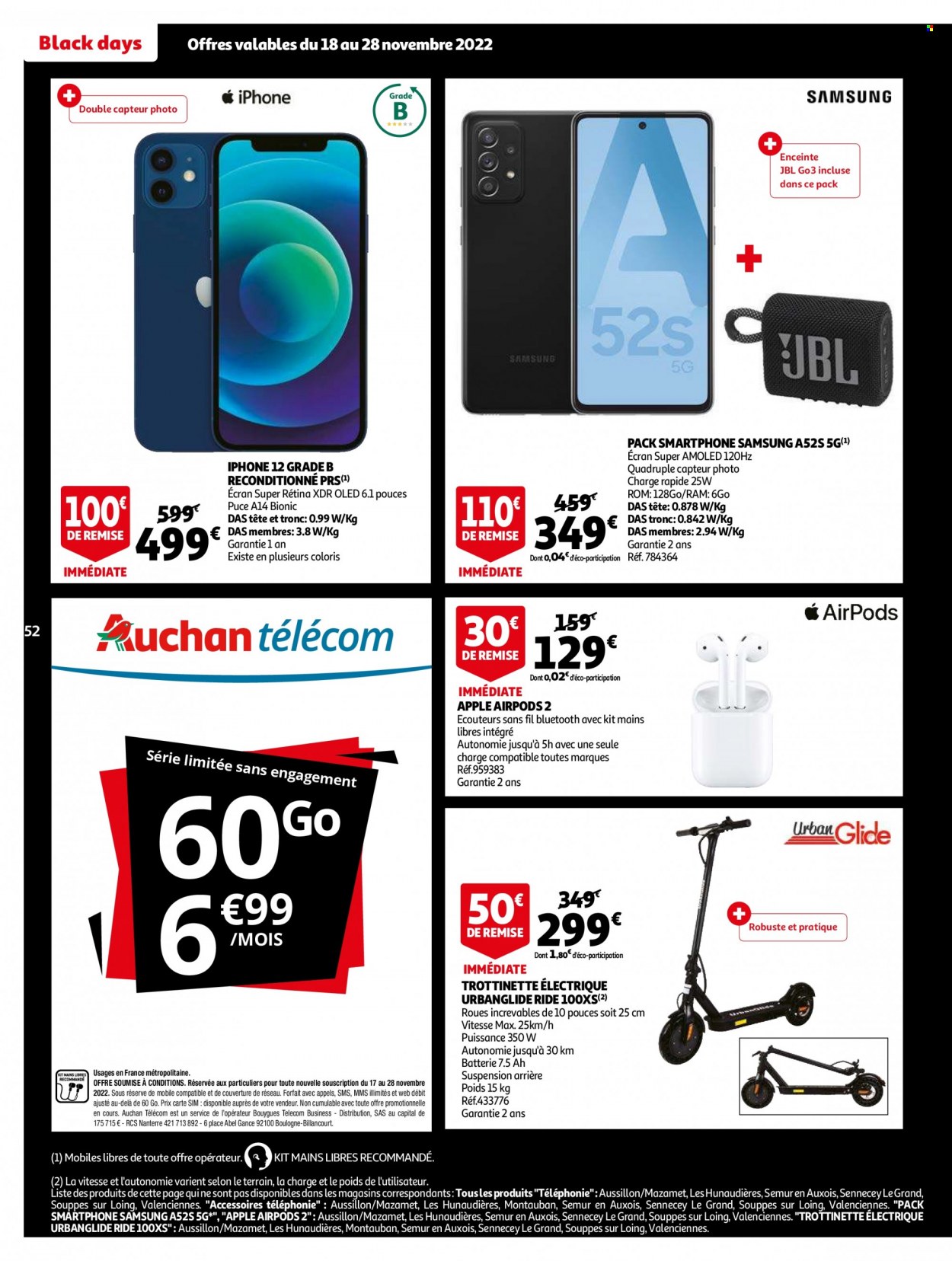 Catalogue Auchan - 16/11/2022 - 22/11/2022. Page 52