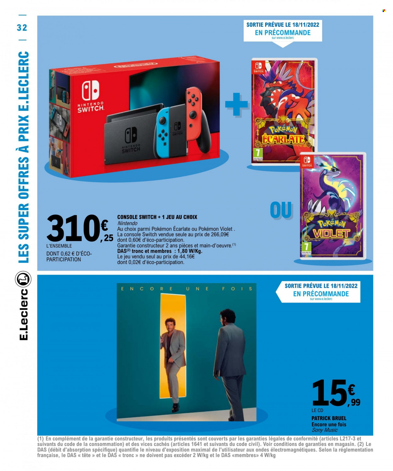 Catalogue E.Leclerc - 15/11/2022 - 26/11/2022. Page 32