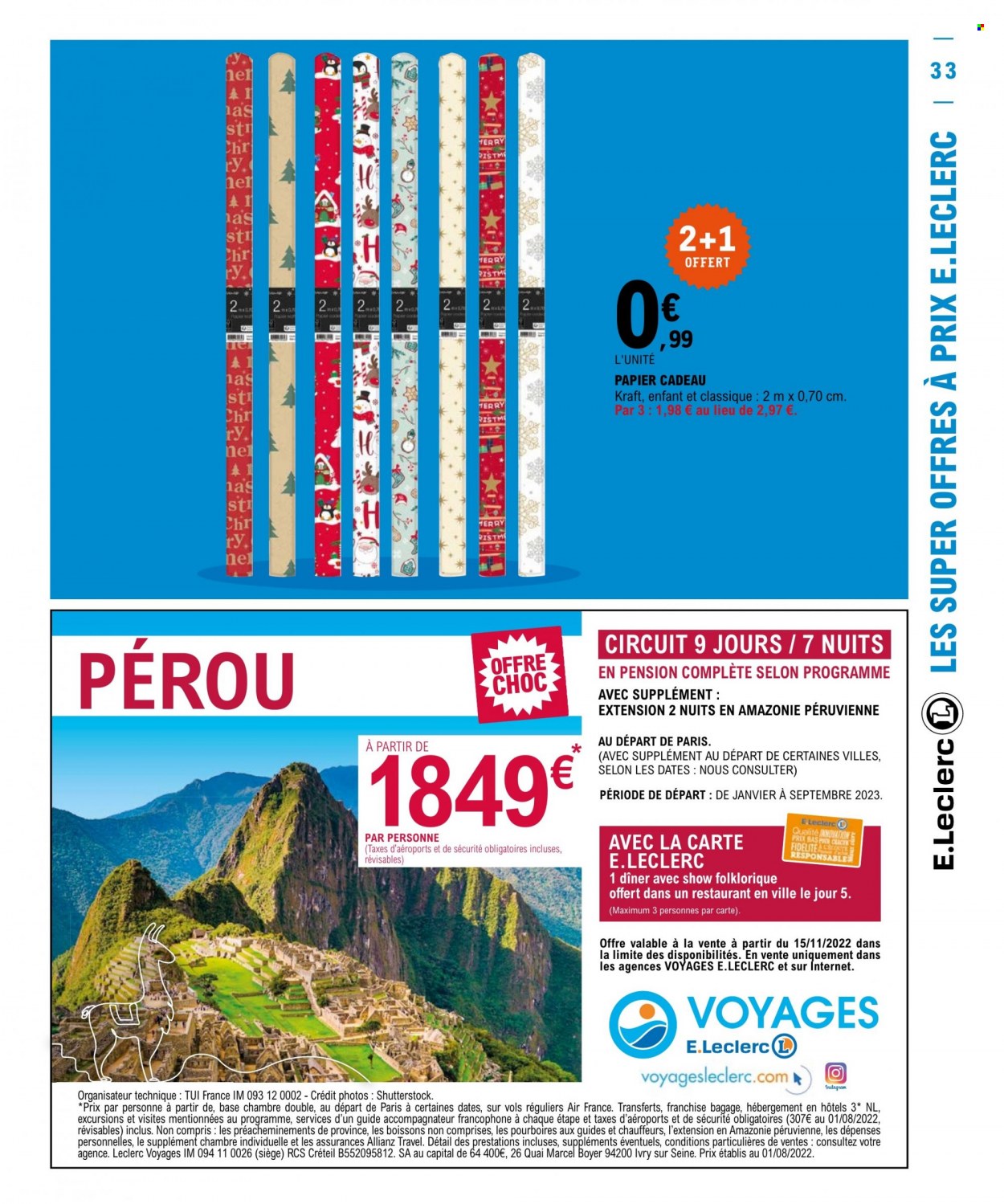 Catalogue E.Leclerc - 15/11/2022 - 26/11/2022. Page 33