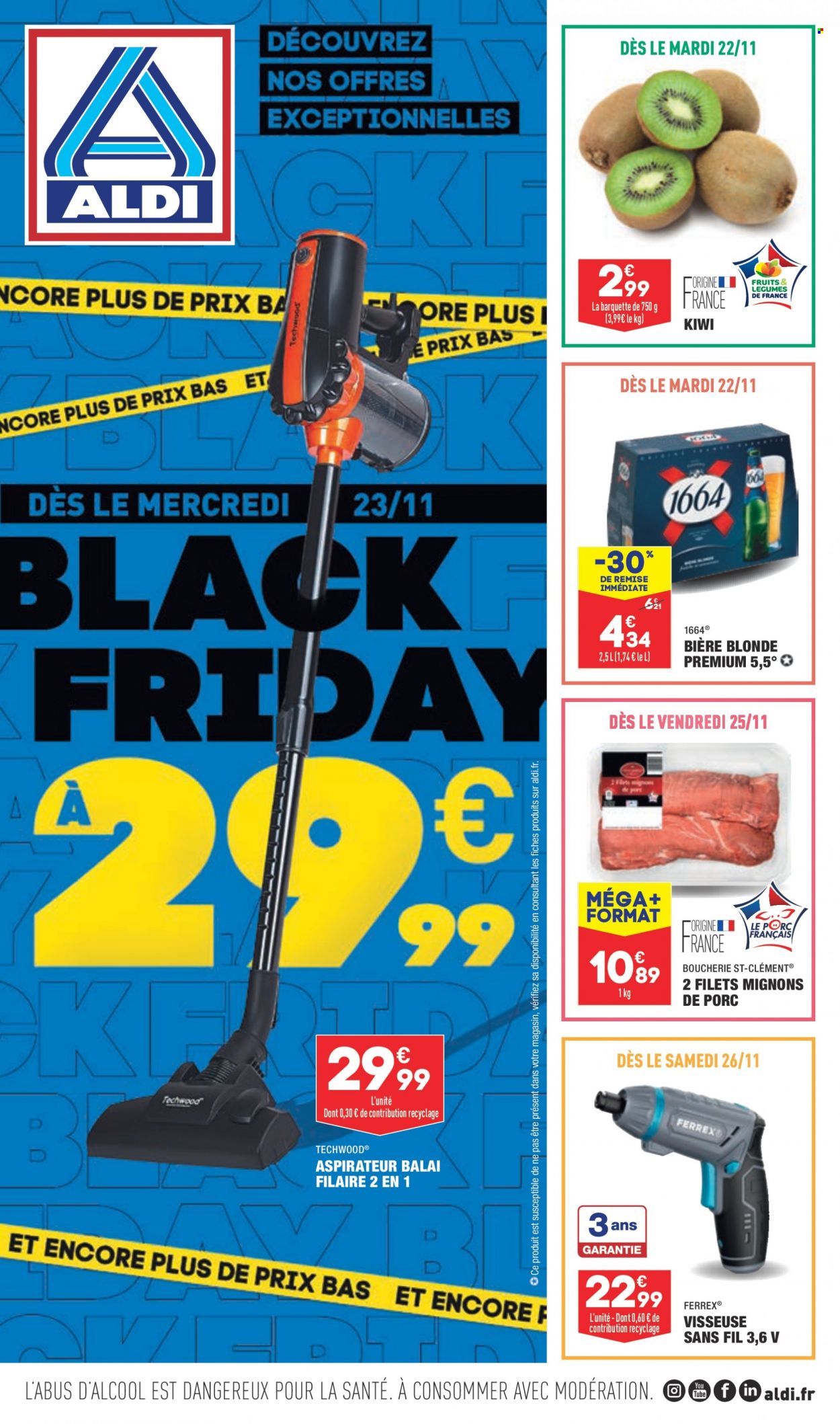 Catalogue ALDI - 22/11/2022 - 28/11/2022. Page 1