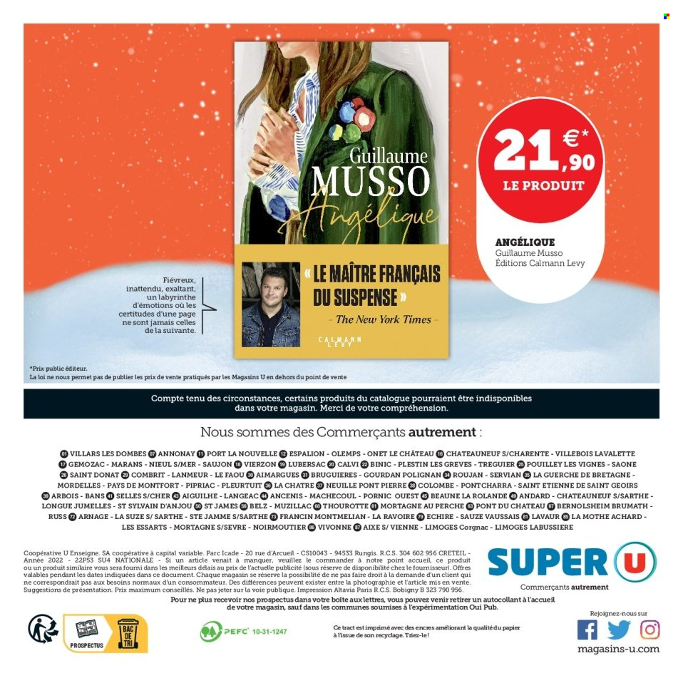 Catalogue SUPER U - 15/11/2022 - 24/12/2022. Page 28