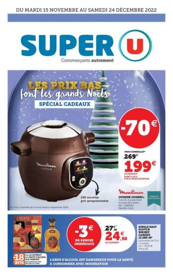 Catalogue SUPER U - 15/11/2022 - 24/12/2022.