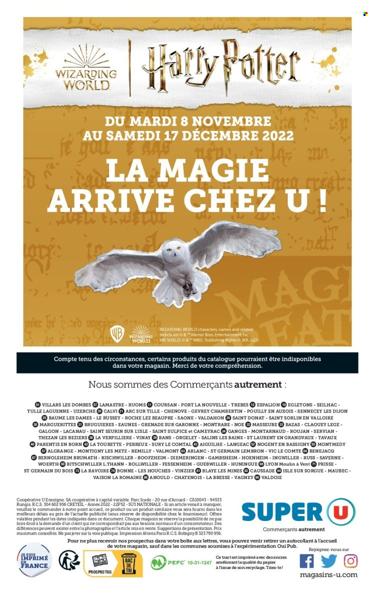 Catalogue SUPER U - 15/11/2022 - 24/12/2022. Page 40