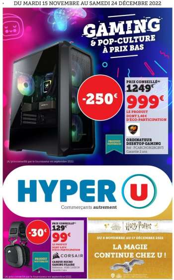 Catalogue HYPER U - 15/11/2022 - 24/12/2022.