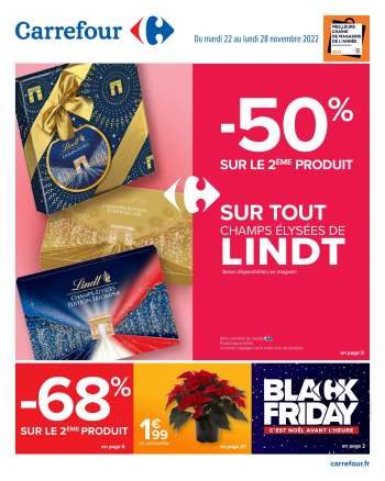 Catalogue Carrefour Hypermarchés - 22/11/2022 - 28/11/2022.