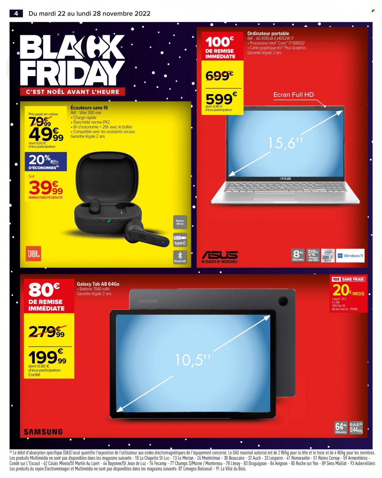Catalogue Carrefour Hypermarchés - 22/11/2022 - 28/11/2022. Page 8