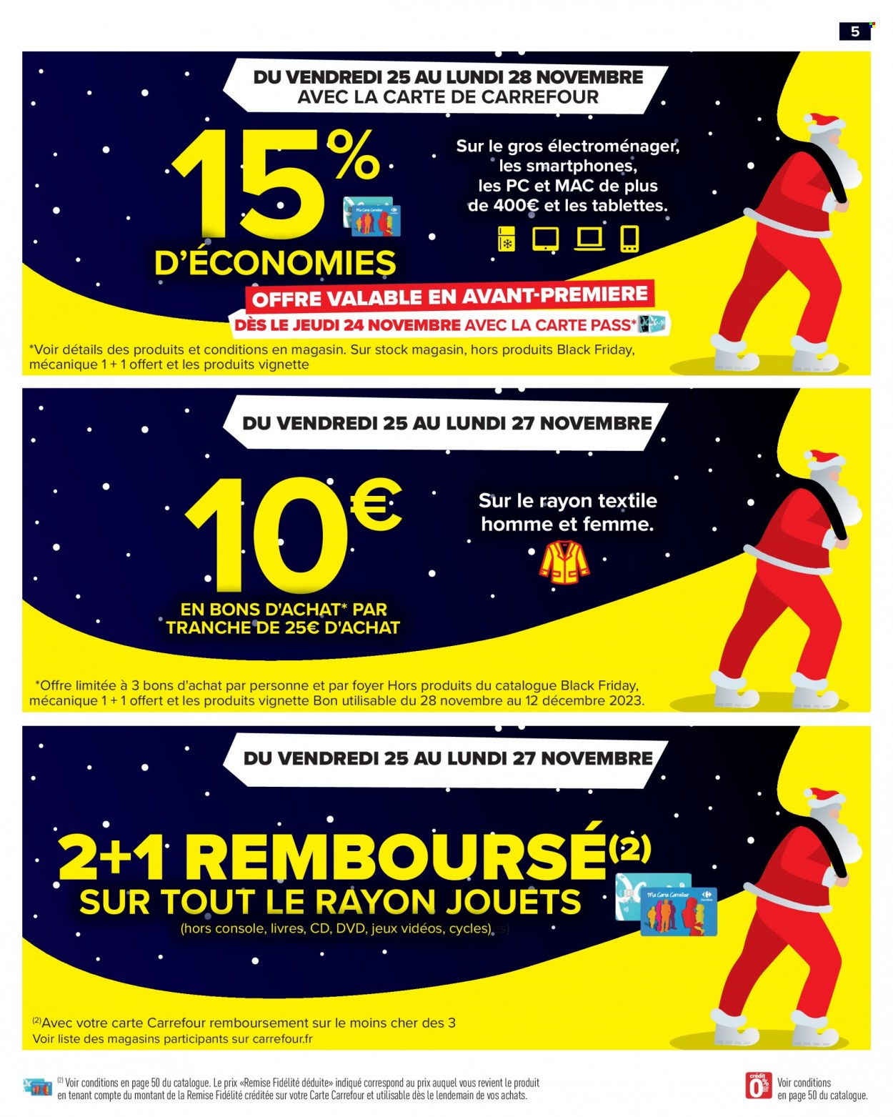 Catalogue Carrefour Hypermarchés - 22/11/2022 - 28/11/2022. Page 9