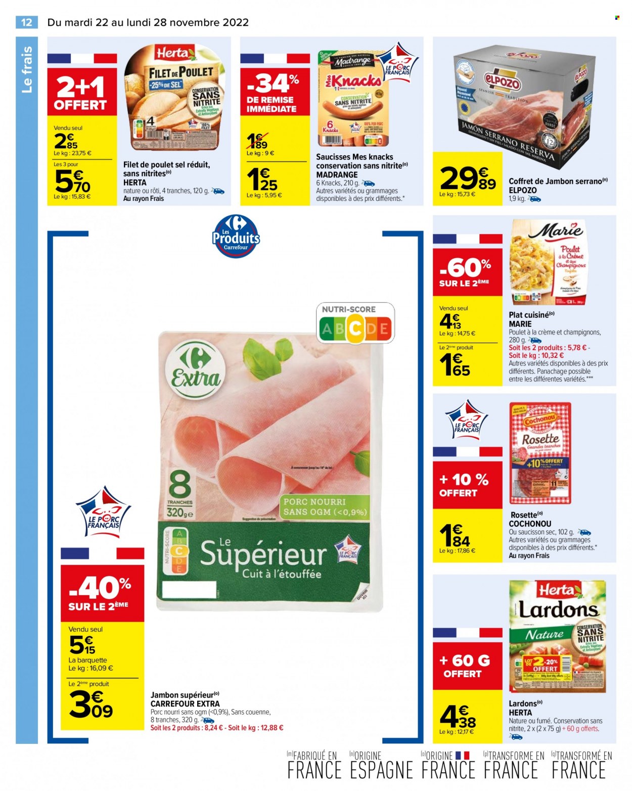 Catalogue Carrefour Hypermarchés - 22/11/2022 - 28/11/2022. Page 16