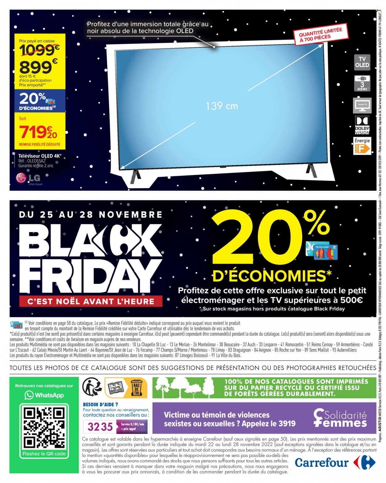 Catalogue Carrefour Hypermarchés - 22/11/2022 - 28/11/2022. Page 64