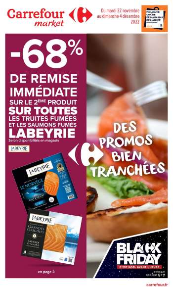 Catalogue Carrefour Market - 22/11/2022 - 04/12/2022.
