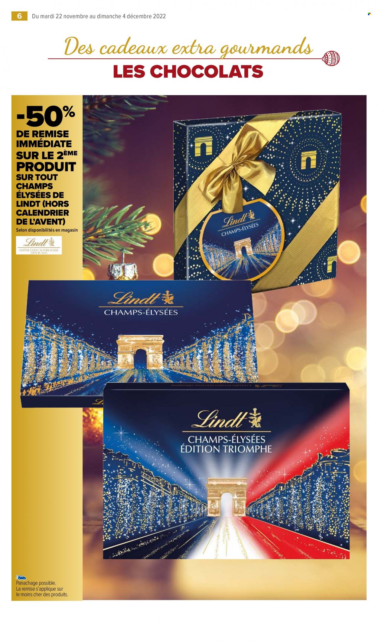 thumbnail - Catalogue Carrefour Market - 22/11/2022 - 04/12/2022 - Produits soldés - calendrier de l'avent, chocolat, Lindt. Page 8.