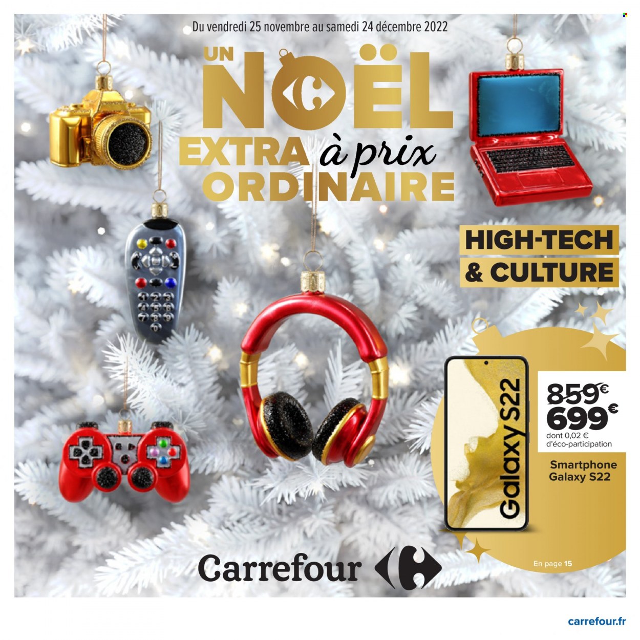 Catalogue Carrefour Hypermarchés - 25/11/2022 - 24/12/2022. Page 1