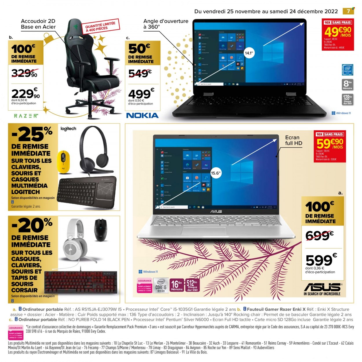 Catalogue Carrefour Hypermarchés - 25/11/2022 - 24/12/2022. Page 7