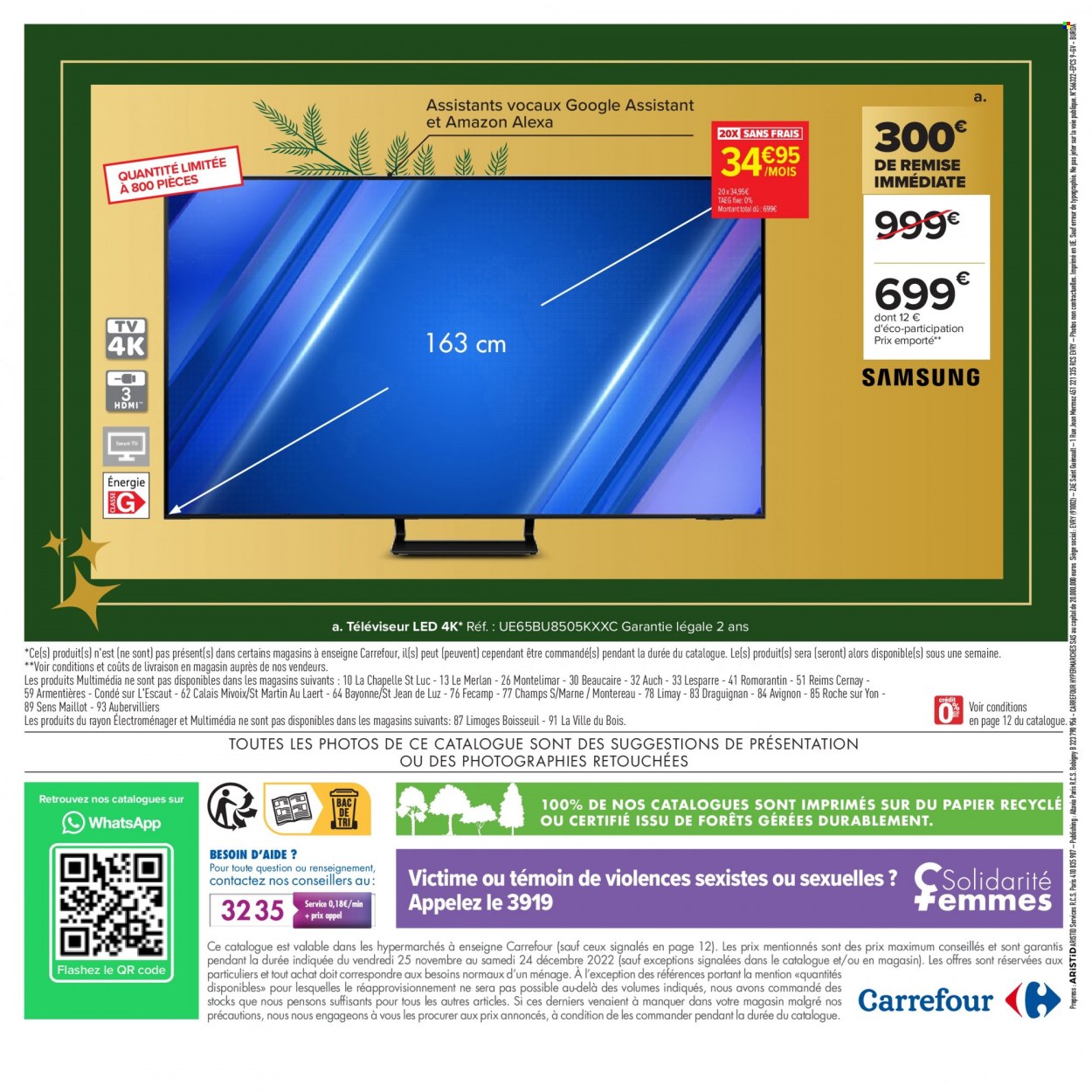 Catalogue Carrefour Hypermarchés - 25/11/2022 - 24/12/2022. Page 32