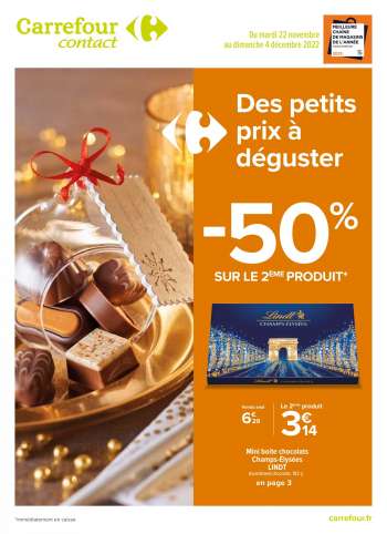 Catalogue Carrefour Contact - 22/11/2022 - 04/12/2022.