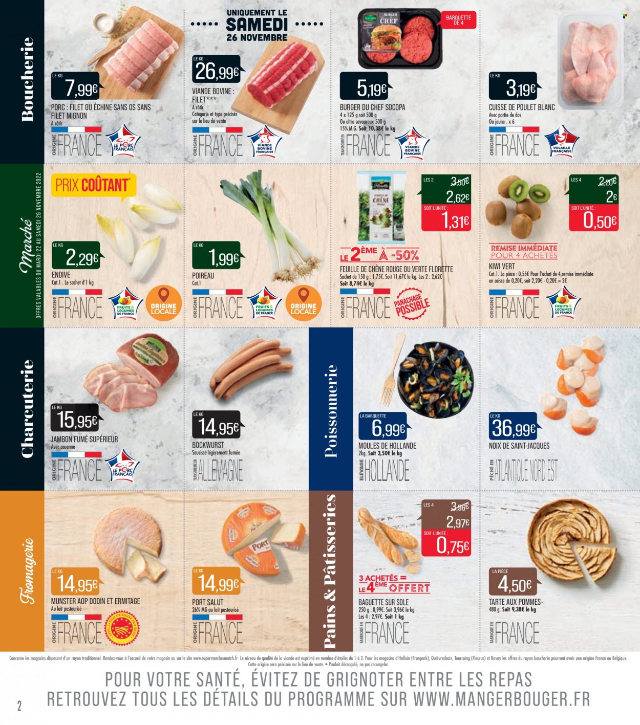 Catalogue Supermarché Match - 22/11/2022 - 27/11/2022. Page 2